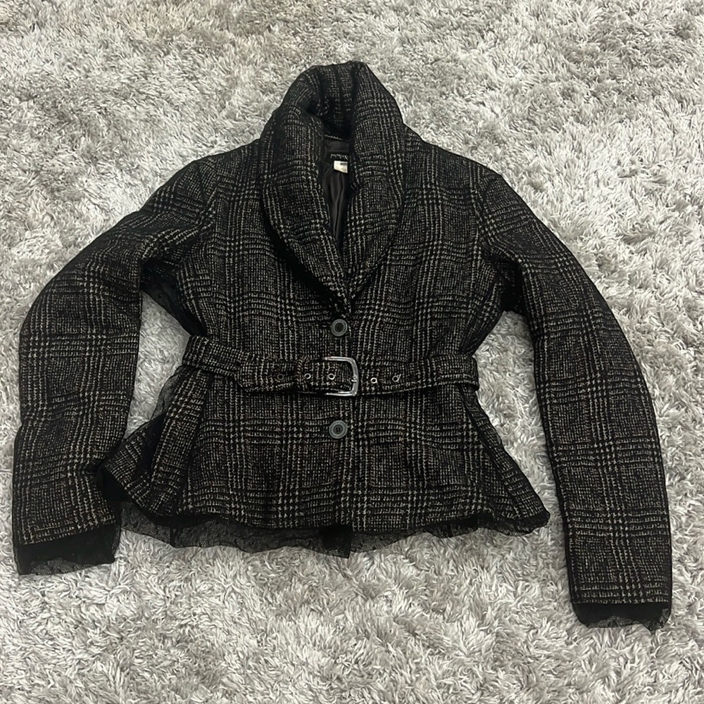 Gorgeous Patricia Pepe belted jacket